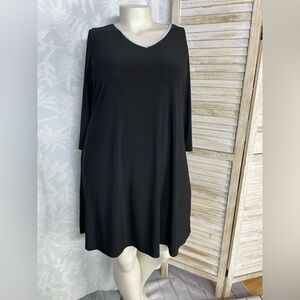 Avia Black V-Neck Dress